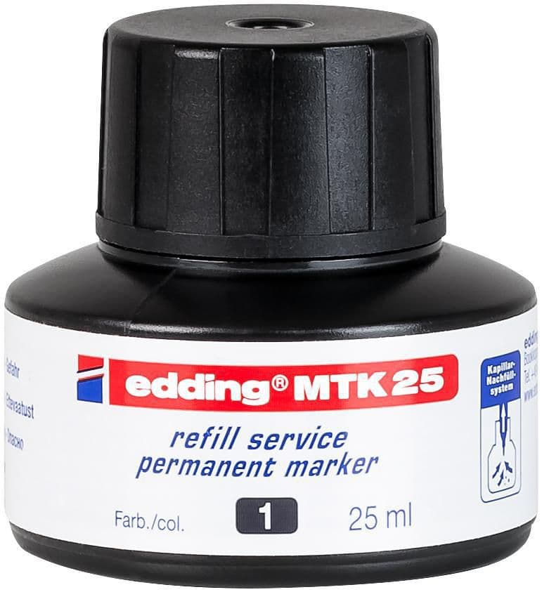 Refill märkpenna EDDING 2000 perm svart 10st