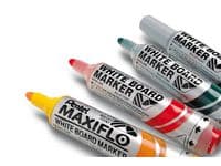 Whiteboardpenna PENTEL Maxiflo rund grön 12st