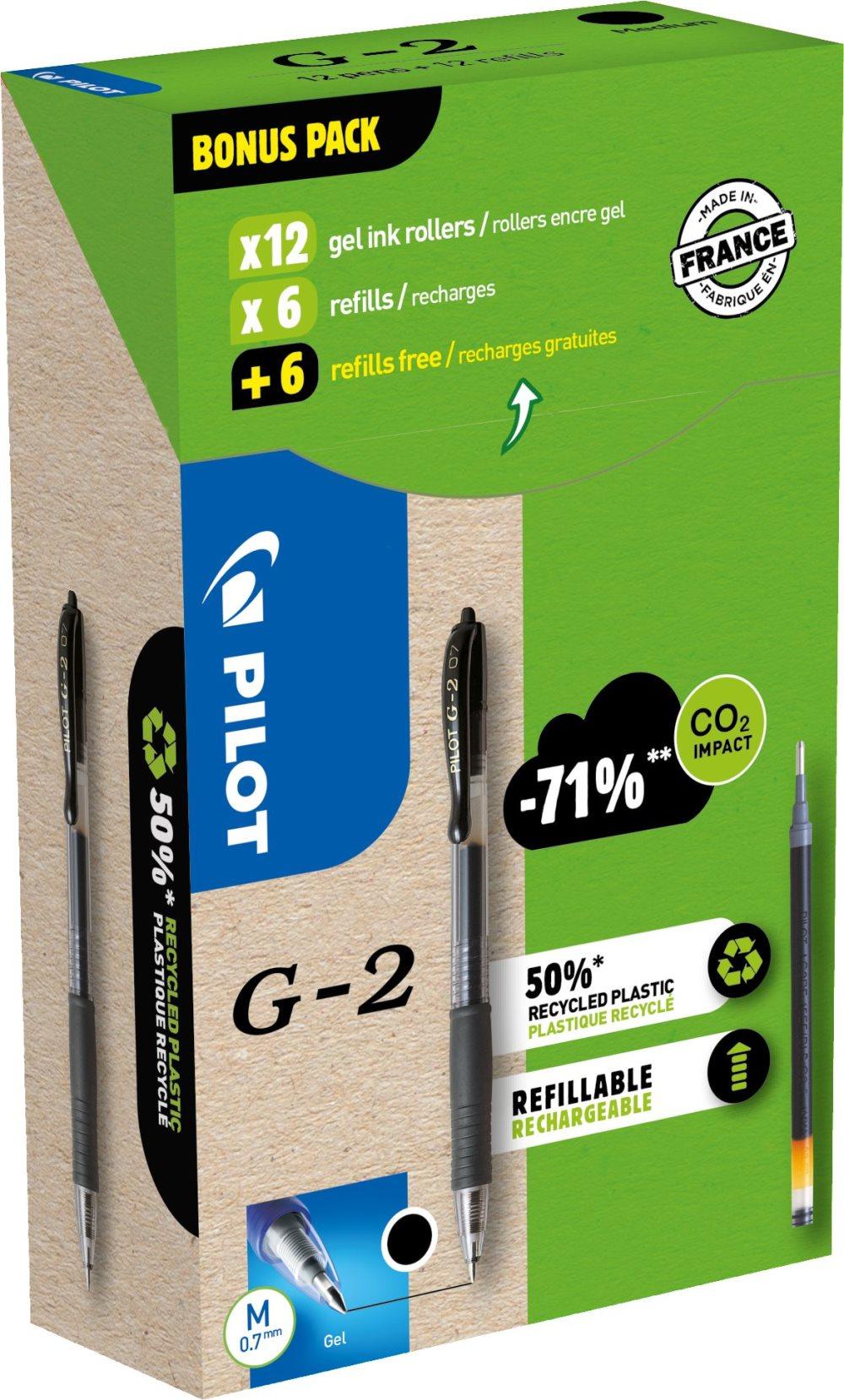 Gelpenna PILOT G2 Greenp. svart 12+12/FP