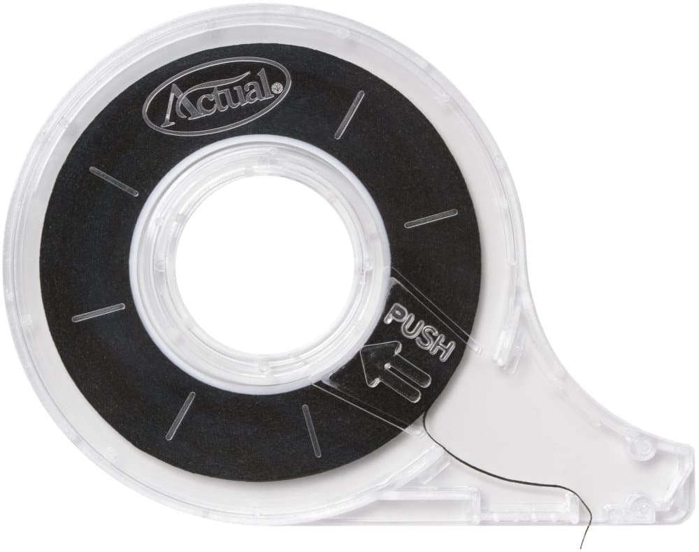 Uppdelningsband ACTUAL 1mmx13m svart