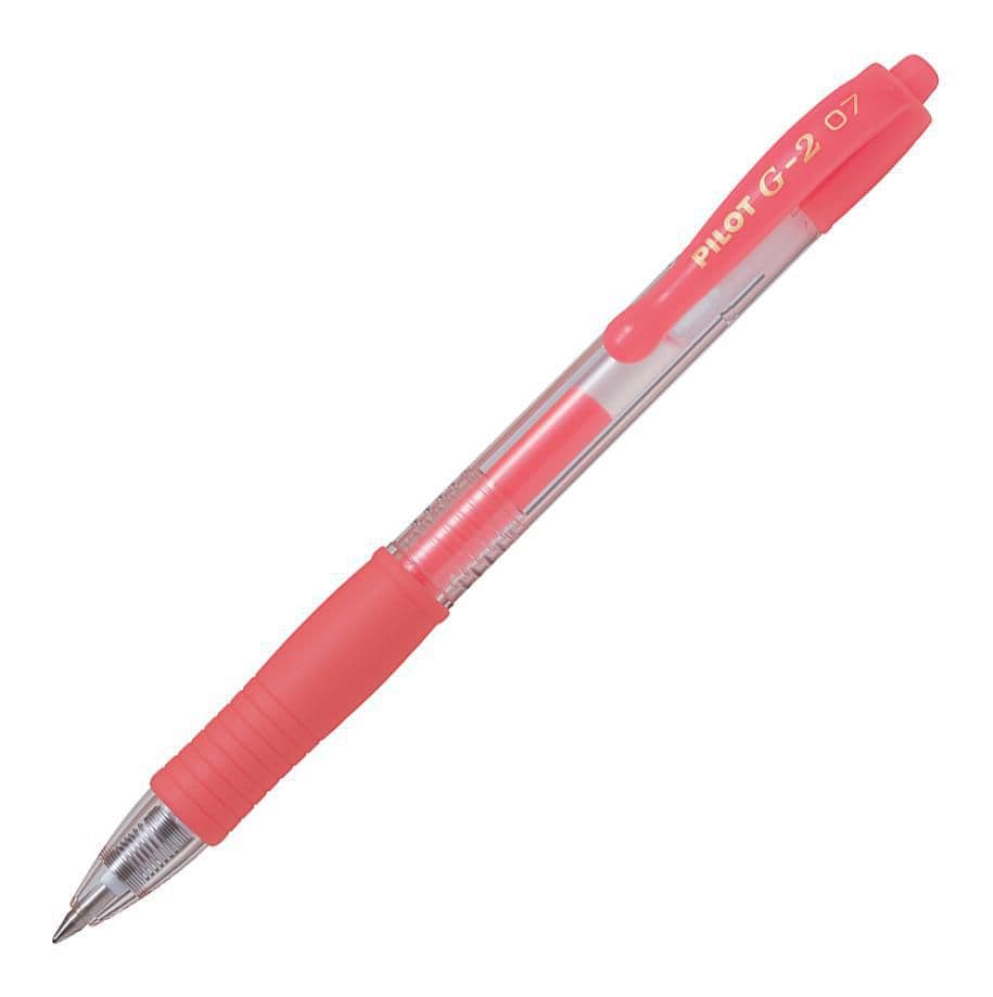 Gelpenna PILOT G-2 0,7 Neon Röd 12st