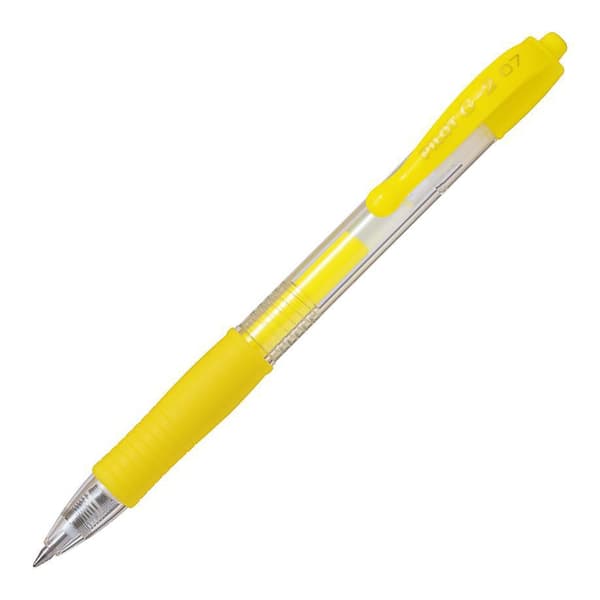 Gelpenna PILOT G-2 0,7 Neon Gul 12st