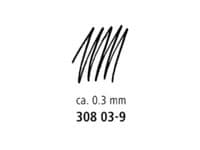 Fineliner STAEDTLER 0,3mm svart 10st