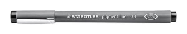Fineliner STAEDTLER 0,3mm svart 10st