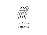 Fineliner STAEDTLER 0,1mm svart 10st