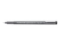 Fineliner STAEDTLER 0,1mm svart 10st