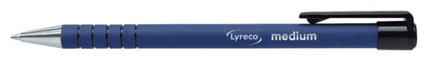 Kulpenna LYRECO grip 1,0mm blå 12st