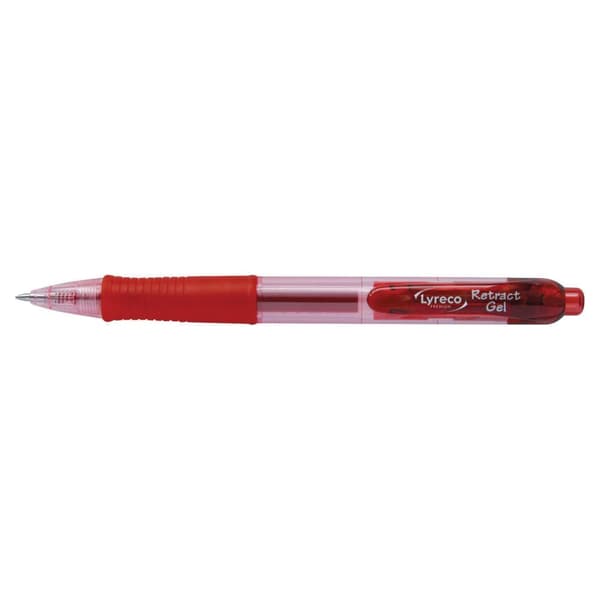 Gelpenna LYRECO PREMIUM RT 0,7mm röd 12st