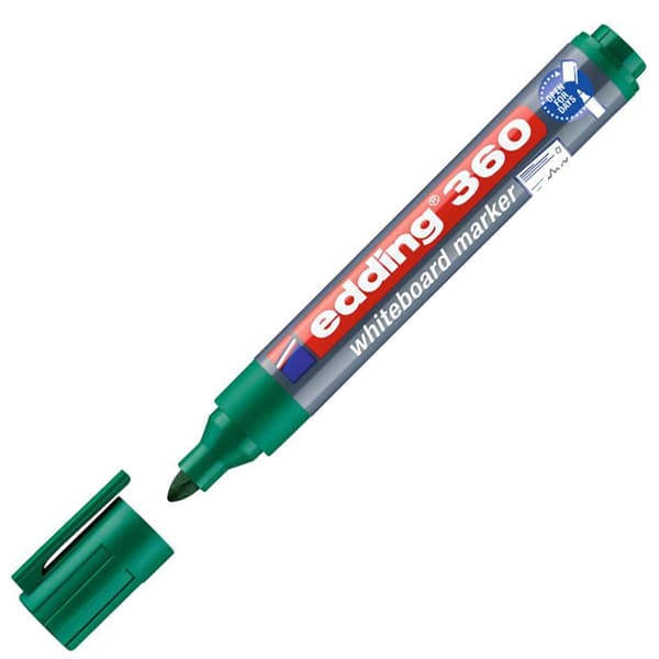 Whiteboardpenna EDDING 360 grön 10st