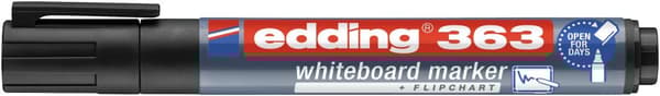 Whiteboardpenna EDDING 363 svart 10st