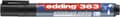 Miniatyrbild 2 av 5: Whiteboardpenna EDDING 363 svart 10st