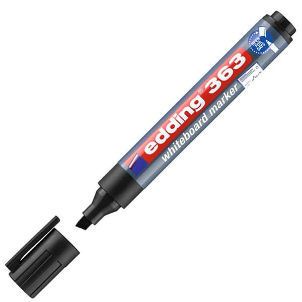 Whiteboardpenna EDDING 363 svart 10st