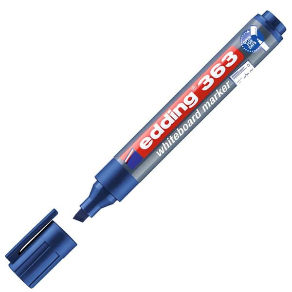 Whiteboardpenna EDDING 363 blå 10st