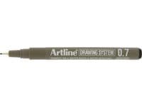 Fineliner ARTLINE EK237 0,7mm svart 12st