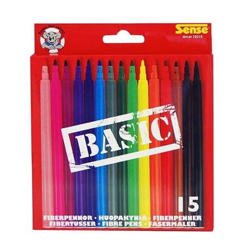 Sense Fiber Pens Basic 15-Pack