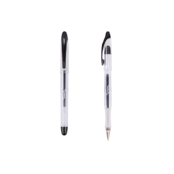 Kulpenna LYRECO stick 0,7mm svart 12st