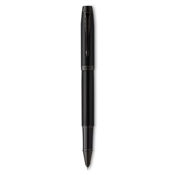 Rollerballpenna - PARKER - IM - Monokrom svart - Svart refill - Fin spets