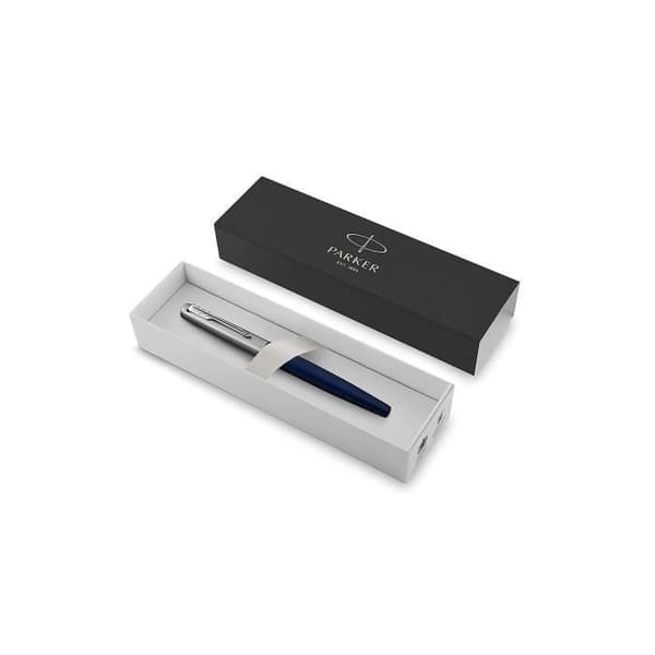 Fountain pen - PARKER - Jotter - Kungslila - Medel spets - Kromade attributer