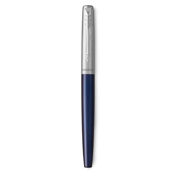 Fountain pen - PARKER - Jotter - Kungslila - Medel spets - Kromade attributer