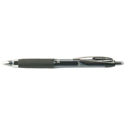 Uniball signo svart indragbar rullpenna - Uniball - SIGNO RT 207 - Gelbläck - Medium - Svart