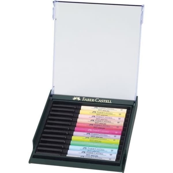 FABER-CASTELL Kartong med 12 pastellmärken