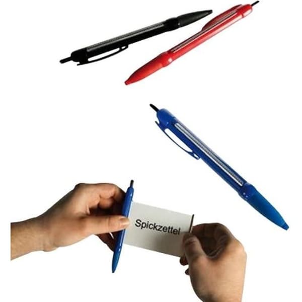 Fusk penna drop down banner anteckningsblock gömd för att fuska grönt