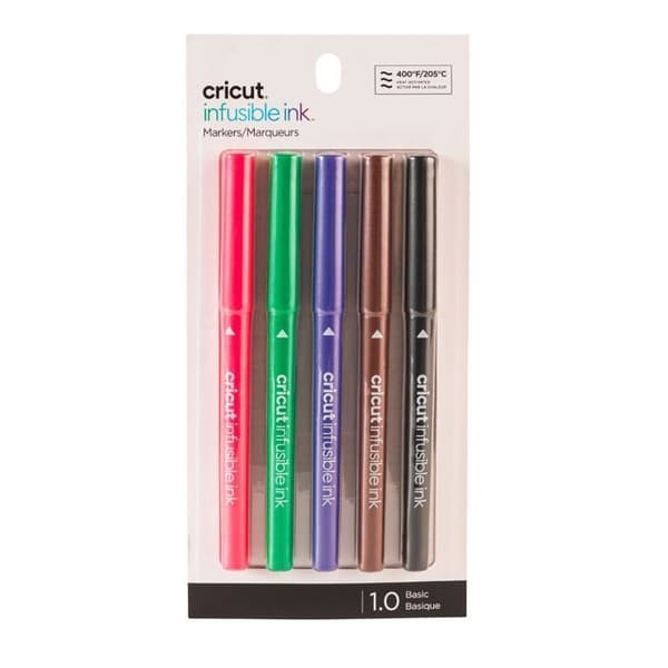 Feutrar - Cricut - Infusible Ink - 1 mm - 5 st - Blandad