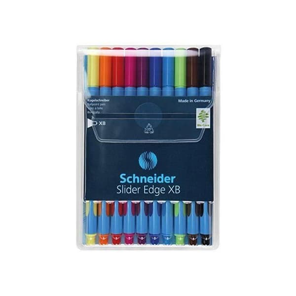 Pencilcase - Schneider - Slider Edge Xb - Flytande skrivning - Triangulär kropp - Svart bläck