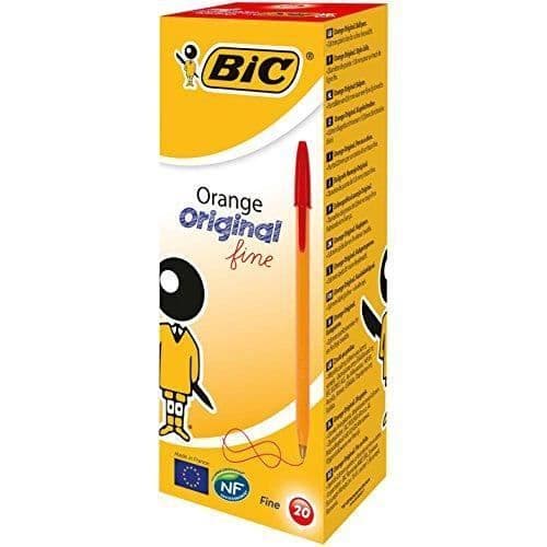 BIC orange fina skrivpennor