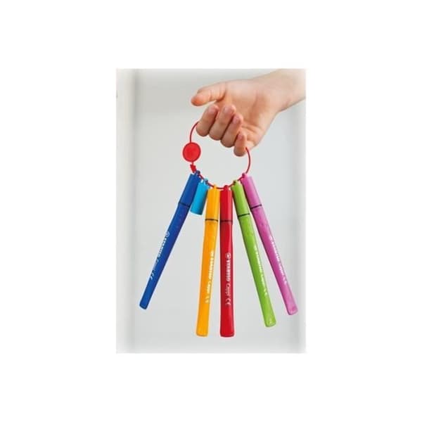 STABILO Cappi filtpenna - Blandade färger - 1 mm - Förpackning med 24 st