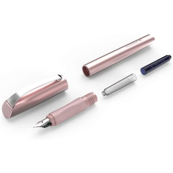 Schneider reservoarpenna Ceod Shiny M 15,2 cm stål rosa/silver