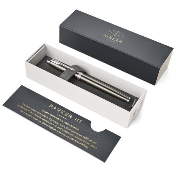 Rollerball-penna - PARKER - IM - Intensiv espresso - Fin spets - Laddningsbar