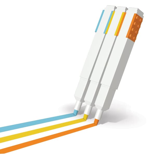 LEGO Stationære Highlighters, 3-pak