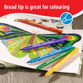 Miniatyrbild 5 av 7: Fiberpenna BEROL Broad svart 12/fp