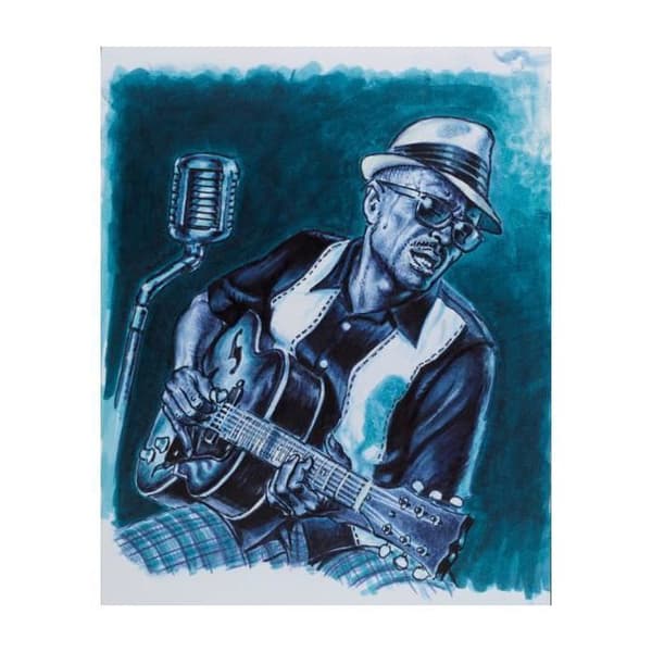 Markörer - Faber-Castell - Pitt Artist Pen - Blå toner - The Blues - Etui med 8 markörer