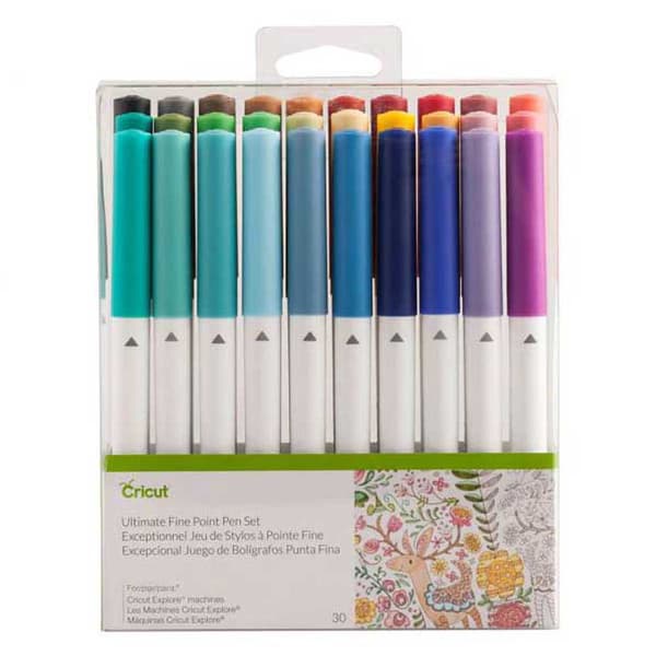 Cricut Fine Point Pen Explore/maker 0.4 Mm 30 Enheder Flerfarvet
