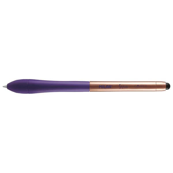 Milan Display Box 24 Stylus Copper Stylus Copper Pennor Med Blått Bläck Flerfärgad