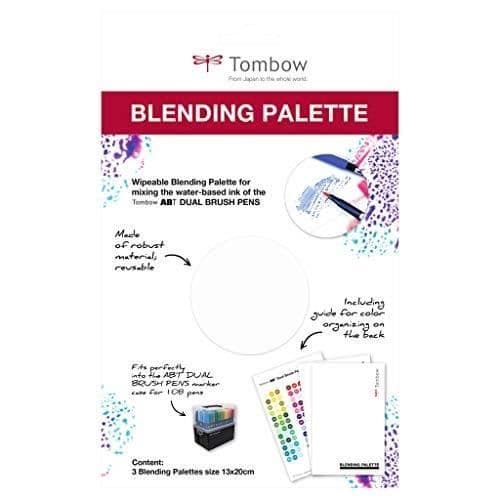 TOMBOW BLENDING-PAL-L-3P PALETT FÖR BLANDNING OCH ANVÄNDNING