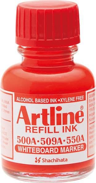 Refill Whiteboardpenna ARTLINE 5109A röd 12st