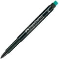 Miniatyrbillede 2 af 2: Permanent marker Faber-Castell Multimark 1525 M Black (10 Units)