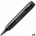 Miniatyrbild 1 av 2: Felt-tip pens Faber-Castell Pitt Artist Paintbrush Black (4 Pieces)