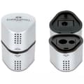 Miniatyrbild 3 av 3: Pencil Sharpener Faber-Castell Grip 2001 3-in-1 Silver Metal (10 Units)