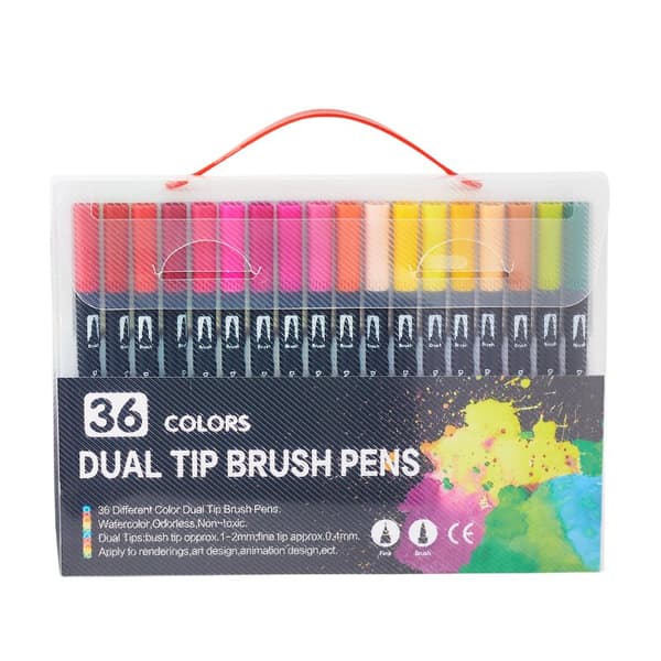 INF Sæt med akvarelpenne 36 Colors
