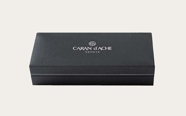 Penna - pennset - refill Caran d'ache - 0890.377 - Rhodiumbelagd kulspetspenna Silverplatta