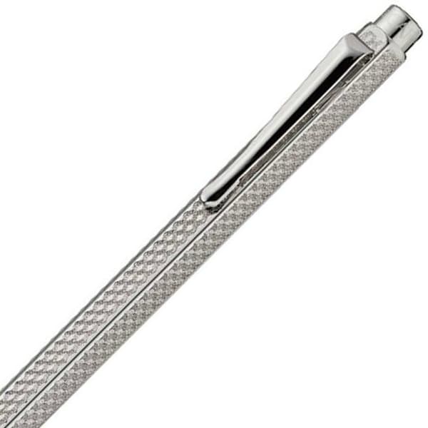 Penna - pennset - refill Caran d'ache - 0890.377 - Rhodiumbelagd kulspetspenna Silverplatta