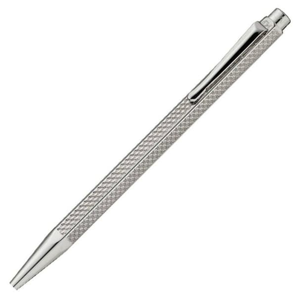 Penna - pennset - refill Caran d'ache - 0890.377 - Rhodiumbelagd kulspetspenna Silverplatta