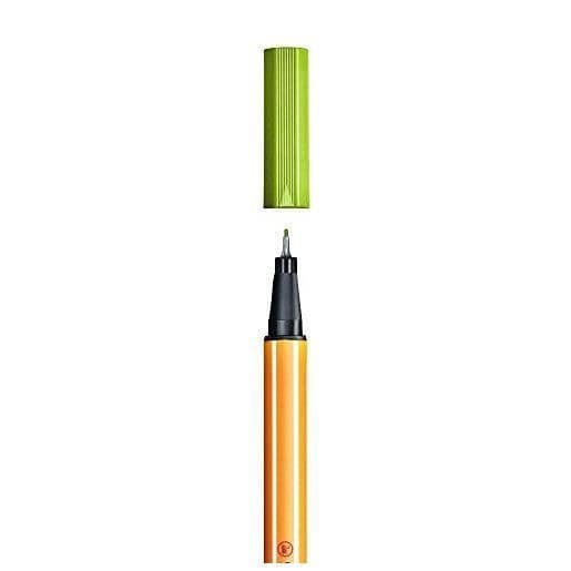 Stylo-Feutre - POINT - POINT 88 - Fin spets 0,4 mm - Färg Äpplegrön - Hexagonal