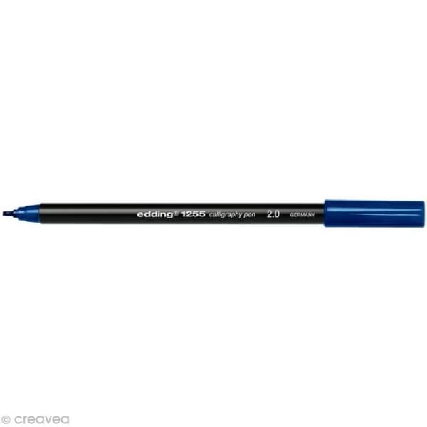 Kalligrafipenna Edding 1255 2.0 Stålblå Kalligrafifiltpenna Edding 1255 2.0 - Färg: Stålblå - Tips:
