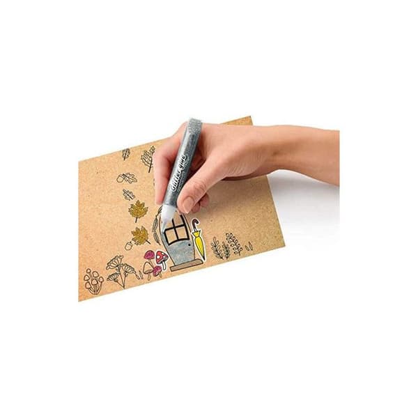 Glitterlim Tuber för Barn Kreativa Aktiviteter - Maped - Fint Spets - 9 Tuber á 10.5 ml