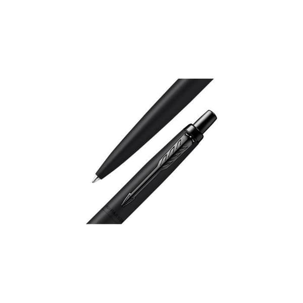 PARKER Jotter - Special Edition XL Monokrom svart kulspetspenna, guldkant, blå medium spets refill, presentförpackning